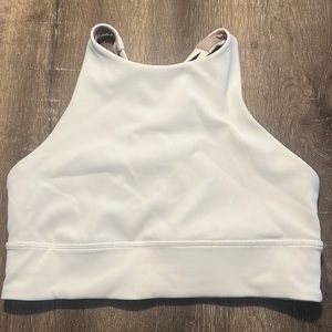 Lululemon energy high neck longline ribbed bra
